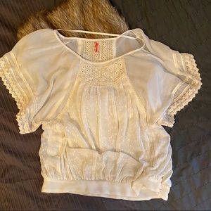 Free People Lace Detailed top